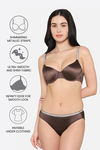 Wacoal Padded Regular Wired 3/4Th Coverage T-Shirt Bra - Dark Brown — thumbnail 6